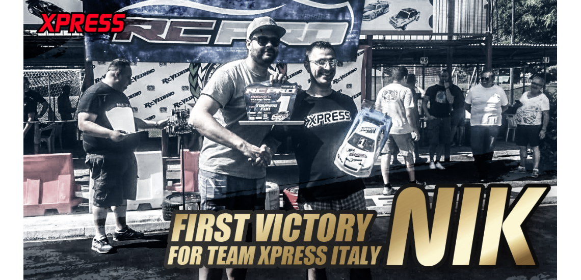 First Victory for Team Xpress Italy: Nik TQA1!