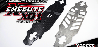 Aluminum Chassis for Execute XQ1 Mid Conversion Kit
