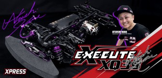 Execute XQ3S 1/10 Sport Touring Car Kit Purple Hara Limited Edition XP-90051