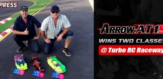 Arrow AT1S Wins two classes at Turbo RC Raceway