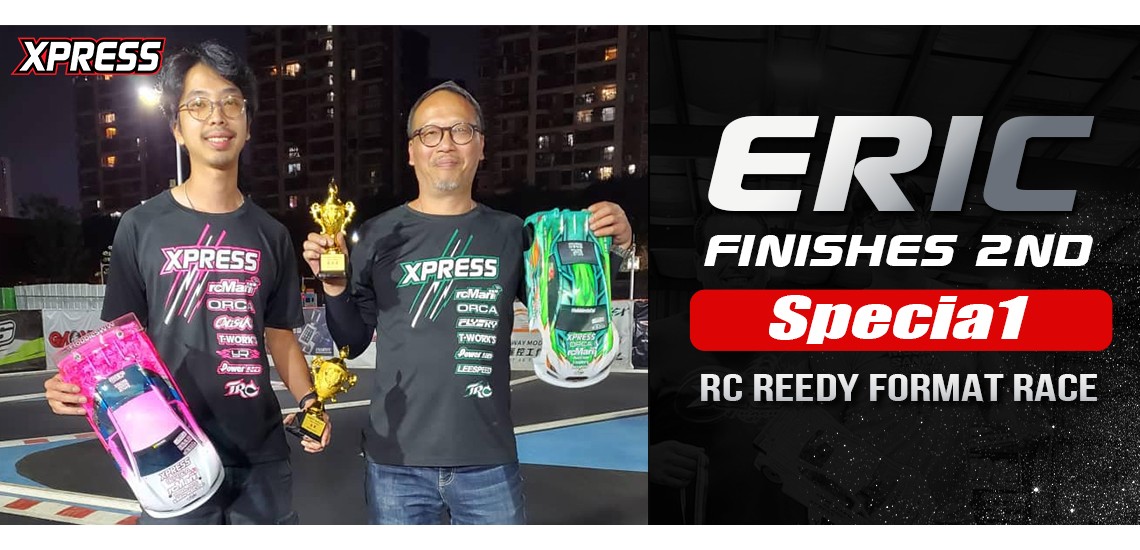 Eric finishes 2nd in Specia1 RC Reedy Format Race