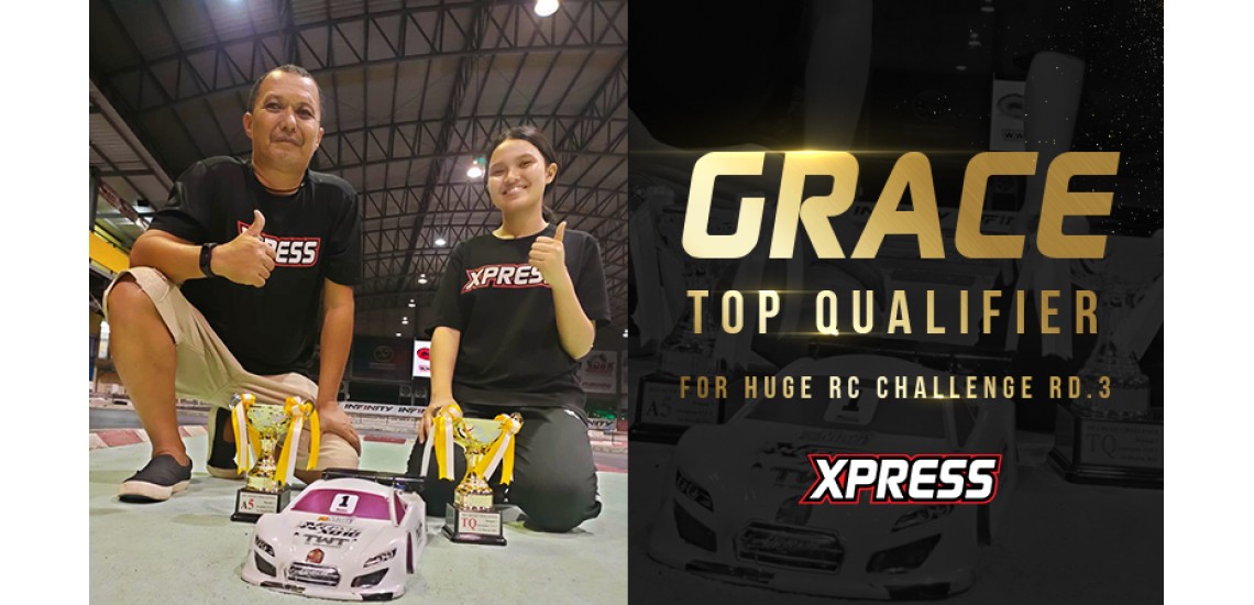 Grace Top Qualifies at Huge RC Challenge RD.3 with Execute XQ10
