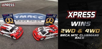 Xpress Wins 2WD 4WD BRCA MTC Clubmans Race