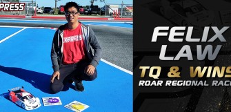Felix Law TQ and Wins Roar Regional Race