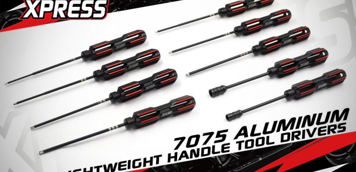 Xpress 7075 Aluminum Lightweight Handle Tool Drivers