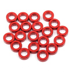 Aluminium Shim 3x5.5x2.0mm Red 20pcs