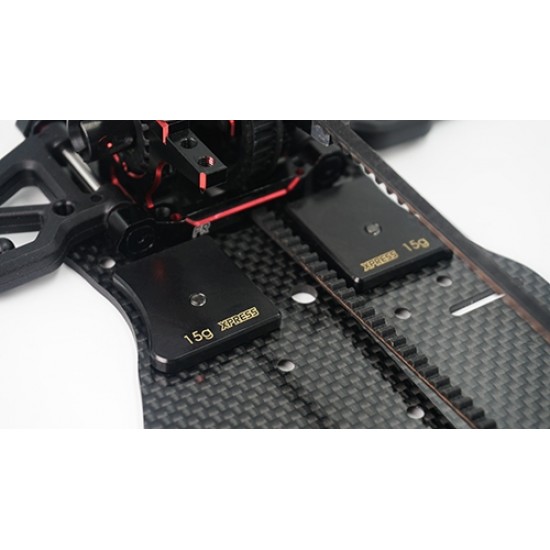 Brass Chassis Balancing Weights 15g 10g 4pcs for Execute Series