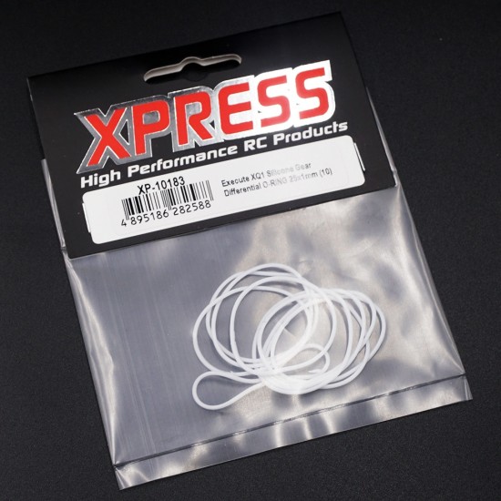 Silicone Gear Differential O-RING 25x1mm 10pcs for Execute, Xpresso, GripXero Series