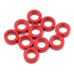 Aluminium Shim 3x5.5x2.0mm Red 10pcs