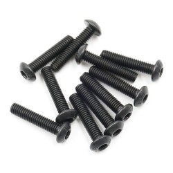 Button Head Hex Screw 3x14mm 10pcs