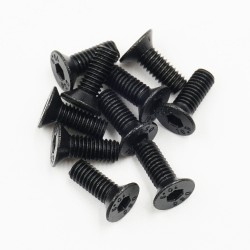 Flat Head Hex Screw 3x8mm 10pcs