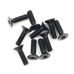 Flat Head Hex Screw 3x10mm 10pcs
