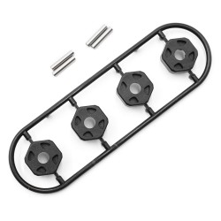 Composite Wheel Hub Hex Set 4pcs For Execute Composite Wheel Hub Hex Set 4pcs For Execute