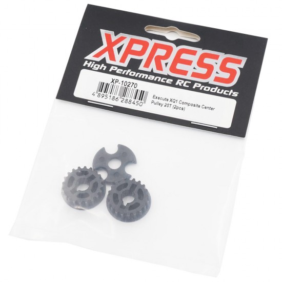 Composite Center Pulley 20T 2pcs For Execute