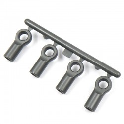 Grey Composite 4.8mm Flat Type Ball End 13mm 4pcs Grey Composite 4.8mm Flat Type Ball End 13mm 4pcs
