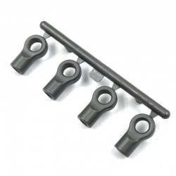 Grey Composite 4.8mm Flat Type Ball End 10mm 4pcs Grey Composite 4.8mm Flat Type Ball End 10mm 4pcs