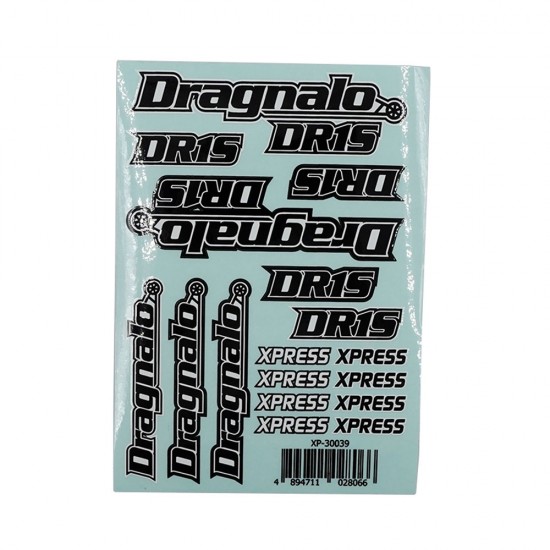 Dragnalo DR1S Logo Sticker Decal A6 148x105mm