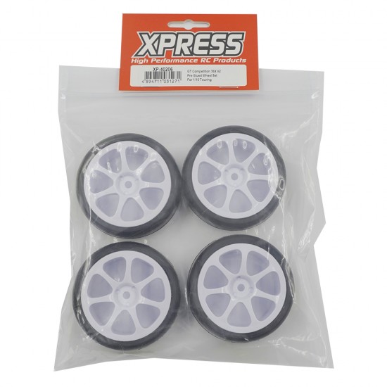 GT Competition 36X V2 Pre-Glued Wheel Set For 1/10 Touring
