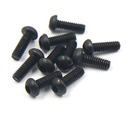 Hex Screw Round Head RM2x6mm 10pcs