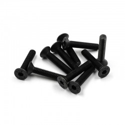 Flat Head Hex Screw M3x16mm 10pcs