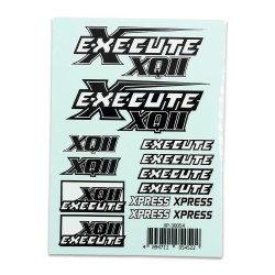 Execute XQ11 Logo Sticker Decal A6 148x105mm