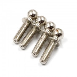Low friction 4.8mm Ball Stud 10mm Thread 4pcs