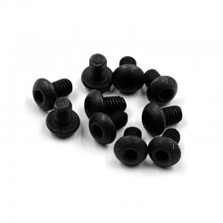 Hex Screw Round Head 2.5 x 4mm 10pcs
