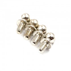 Low friction 4.8mm Ball Stud 5mm Thread 4pcs