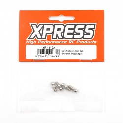 Low friction 4.8mm Ball Stud 5mm Thread 4pcs