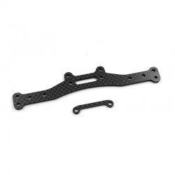 Graphite Front Stiffener Rear Body Post Mount Plate