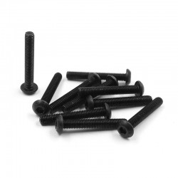 Hex Screw Round Head RM3x20mm 10pcs