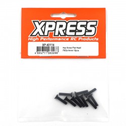 Hex Screw Flat Head FM3x14mm 10pcs