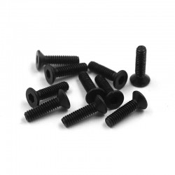 Flat Head Hex Screw M2x8mm 10pcs