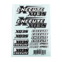 Execute XQ3S Logo Sticker Decal A6 148x105mm