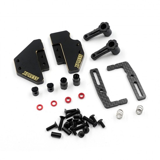 Shorty Battery Mount and Brass Weight Set