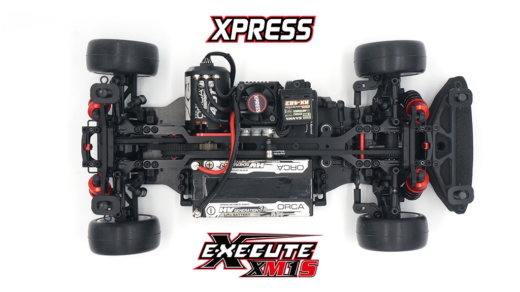 Execute XM1S Assembled 1/10 4WD Mini Touring Car Kit ARTR